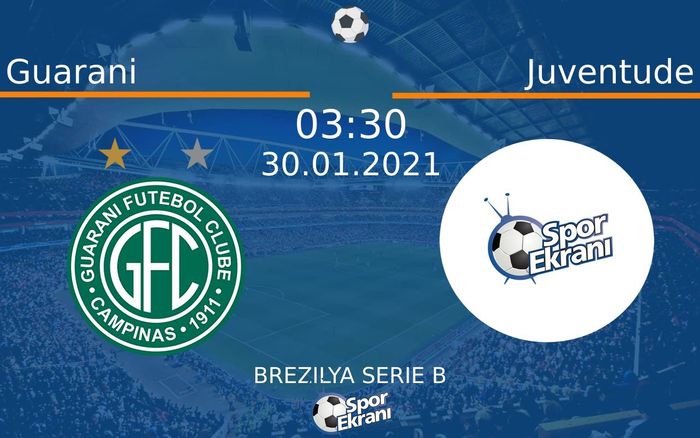 30 Ocak 2021 Guarani vs Juventude maçı Hangi Kanalda Saat Kaçta Yayınlanacak? 30 Ocak 2021 Guarani vs Juventude maçı Hangi Kanalda Saat Kaçta Yayınlanacak?