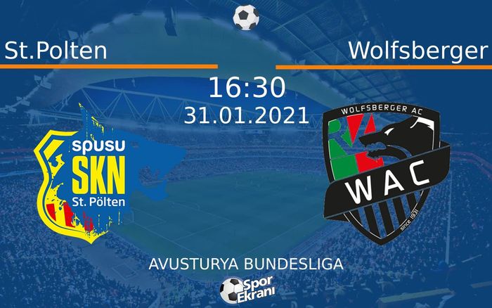 31 Ocak 2021 St.Polten vs Wolfsberger maçı Hangi Kanalda Saat Kaçta Yayınlanacak? 31 Ocak 2021 St.Polten vs Wolfsberger maçı Hangi Kanalda Saat Kaçta Yayınlanacak?