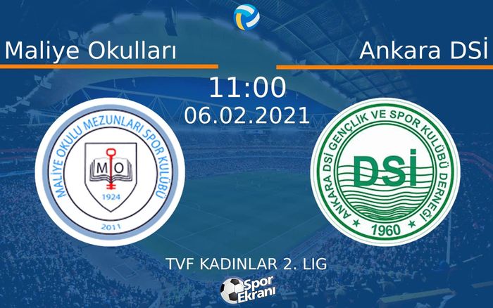 06 Şubat 2021 Maliye Okulları vs Ankara DSİ maçı Hangi Kanalda Saat Kaçta Yayınlanacak? 06 Şubat 2021 Maliye Okulları vs Ankara DSİ maçı Hangi Kanalda Saat Kaçta Yayınlanacak?