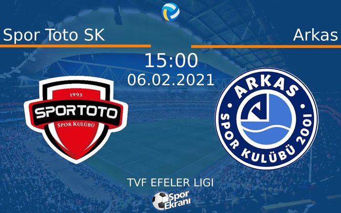 06 Şubat 2021 Spor Toto SK vs Arkas maçı Hangi Kanalda Saat Kaçta Yayınlanacak? 06 Şubat 2021 Spor Toto SK vs Arkas maçı Hangi Kanalda Saat Kaçta Yayınlanacak?