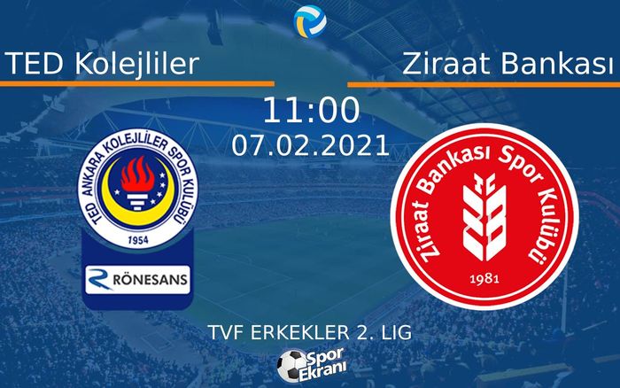 07 Şubat 2021 TED Kolejliler vs Ziraat Bankası maçı Hangi Kanalda Saat Kaçta Yayınlanacak? 07 Şubat 2021 TED Kolejliler vs Ziraat Bankası maçı Hangi Kanalda Saat Kaçta Yayınlanacak?