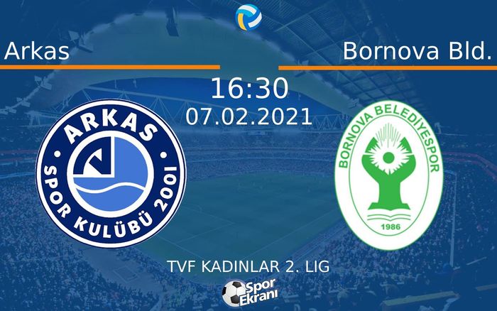 07 Şubat 2021 Arkas vs Bornova Bld. maçı Hangi Kanalda Saat Kaçta Yayınlanacak? 07 Şubat 2021 Arkas vs Bornova Bld. maçı Hangi Kanalda Saat Kaçta Yayınlanacak?
