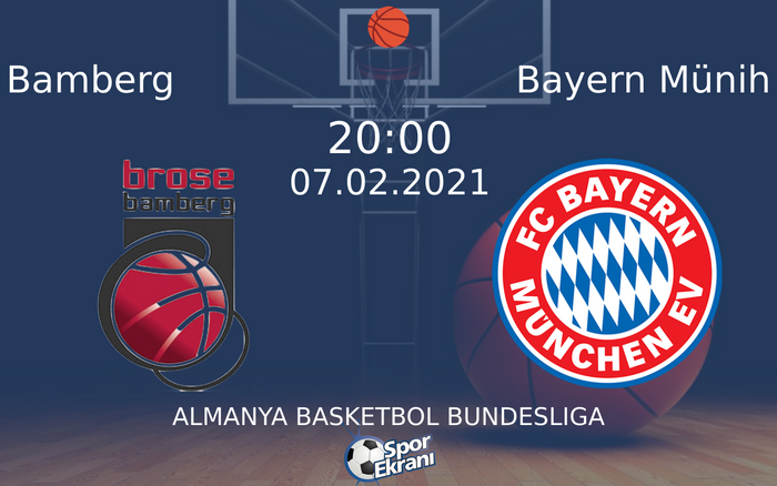 07 Şubat 2021 Bamberg vs Bayern Münih maçı Hangi Kanalda Saat Kaçta Yayınlanacak? 07 Şubat 2021 Bamberg vs Bayern Münih maçı Hangi Kanalda Saat Kaçta Yayınlanacak?