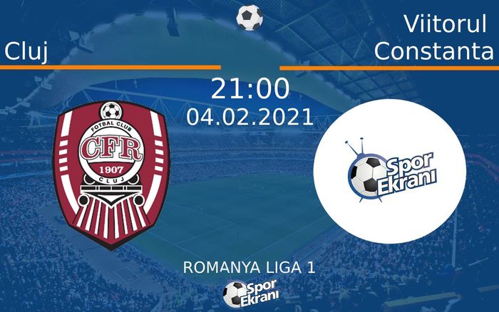04 Şubat 2021 Cluj vs Viitorul Constanta maçı Hangi Kanalda Saat Kaçta Yayınlanacak? 04 Şubat 2021 Cluj vs Viitorul Constanta maçı Hangi Kanalda Saat Kaçta Yayınlanacak?