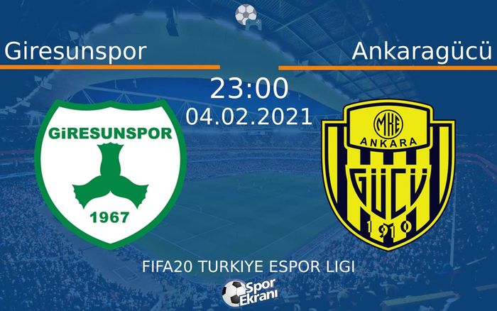 04 Şubat 2021 Giresunspor vs Ankaragücü maçı Hangi Kanalda Saat Kaçta Yayınlanacak? 04 Şubat 2021 Giresunspor vs Ankaragücü maçı Hangi Kanalda Saat Kaçta Yayınlanacak?