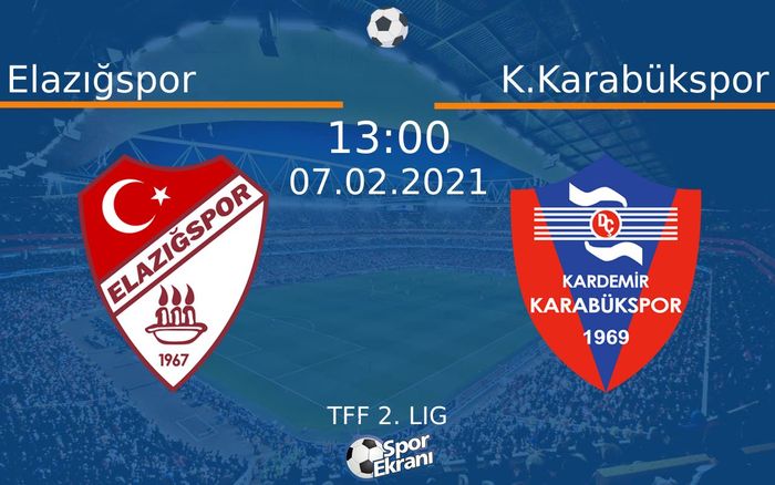 07 Şubat 2021 Elazığspor vs K.Karabükspor maçı Hangi Kanalda Saat Kaçta Yayınlanacak? 07 Şubat 2021 Elazığspor vs K.Karabükspor maçı Hangi Kanalda Saat Kaçta Yayınlanacak?