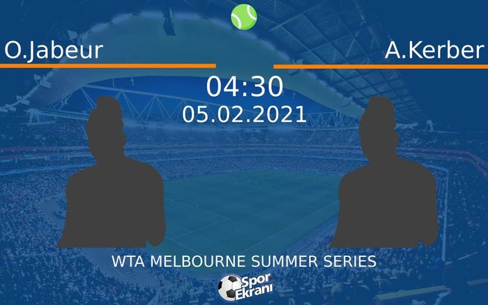05 Şubat 2021 O.Jabeur vs A.Kerber maçı Hangi Kanalda Saat Kaçta Yayınlanacak? 05 Şubat 2021 O.Jabeur vs A.Kerber maçı Hangi Kanalda Saat Kaçta Yayınlanacak?