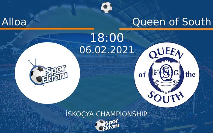 06 Şubat 2021 Alloa vs Queen of South maçı Hangi Kanalda Saat Kaçta Yayınlanacak? 06 Şubat 2021 Alloa vs Queen of South maçı Hangi Kanalda Saat Kaçta Yayınlanacak?