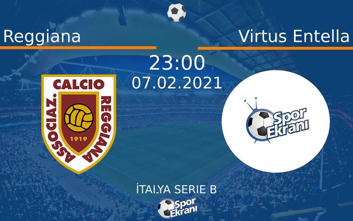 07 Şubat 2021 Reggiana vs Virtus Entella maçı Hangi Kanalda Saat Kaçta Yayınlanacak? 07 Şubat 2021 Reggiana vs Virtus Entella maçı Hangi Kanalda Saat Kaçta Yayınlanacak?