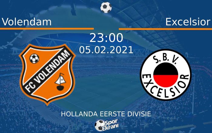 05 Şubat 2021 Volendam vs Excelsior maçı Hangi Kanalda Saat Kaçta Yayınlanacak? 05 Şubat 2021 Volendam vs Excelsior maçı Hangi Kanalda Saat Kaçta Yayınlanacak?