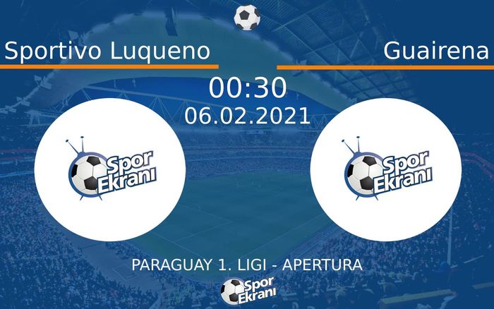 06 Şubat 2021 Sportivo Luqueno vs Guairena maçı Hangi Kanalda Saat Kaçta Yayınlanacak? 06 Şubat 2021 Sportivo Luqueno vs Guairena maçı Hangi Kanalda Saat Kaçta Yayınlanacak?