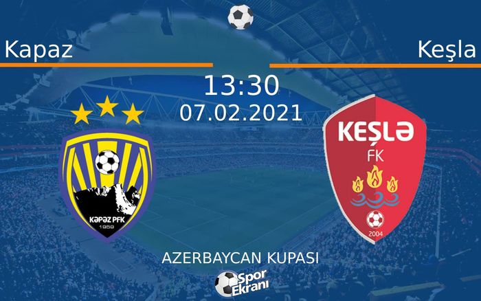07 Şubat 2021 Kapaz vs Keşla maçı Hangi Kanalda Saat Kaçta Yayınlanacak? 07 Şubat 2021 Kapaz vs Keşla maçı Hangi Kanalda Saat Kaçta Yayınlanacak?