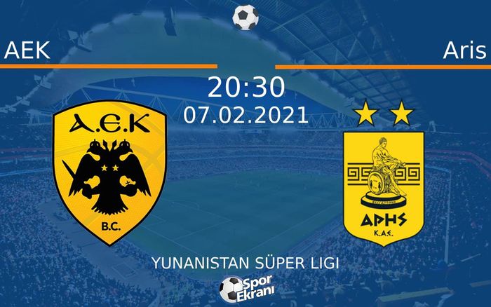 07 Şubat 2021 AEK vs Aris maçı Hangi Kanalda Saat Kaçta Yayınlanacak? 07 Şubat 2021 AEK vs Aris maçı Hangi Kanalda Saat Kaçta Yayınlanacak?