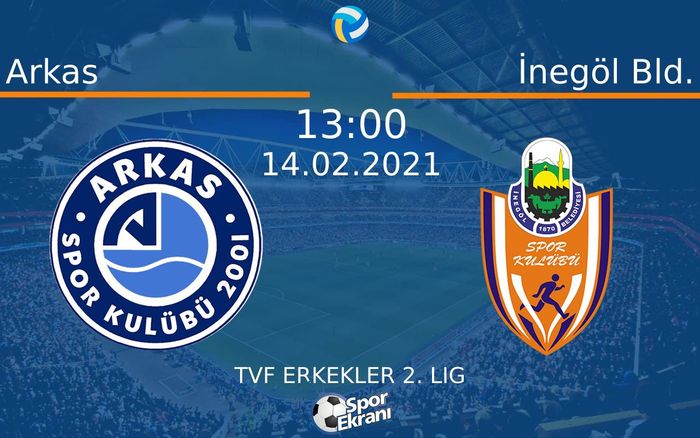 14 Şubat 2021 Arkas vs İnegöl Bld. maçı Hangi Kanalda Saat Kaçta Yayınlanacak? 14 Şubat 2021 Arkas vs İnegöl Bld. maçı Hangi Kanalda Saat Kaçta Yayınlanacak?