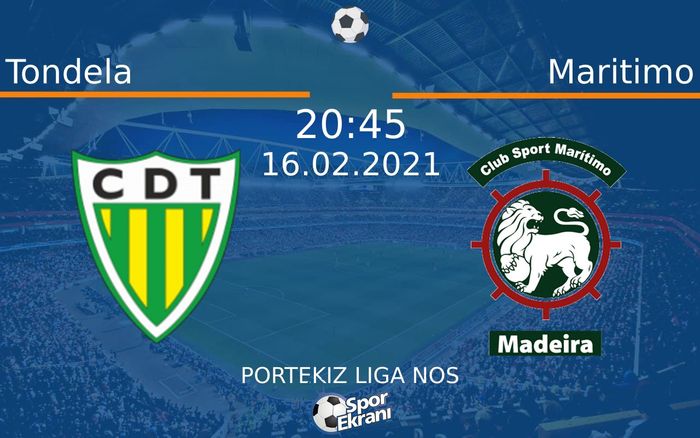 16 Şubat 2021 Tondela vs Maritimo maçı Hangi Kanalda Saat Kaçta Yayınlanacak? 16 Şubat 2021 Tondela vs Maritimo maçı Hangi Kanalda Saat Kaçta Yayınlanacak?
