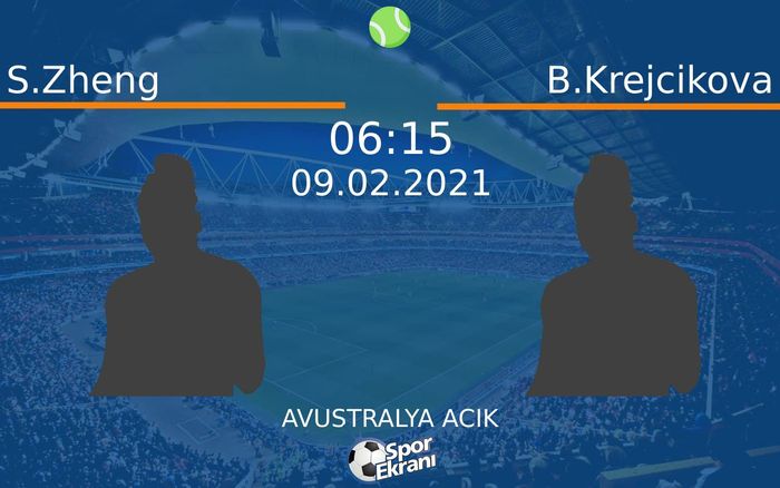09 Şubat 2021 S.Zheng vs B.Krejcikova maçı Hangi Kanalda Saat Kaçta Yayınlanacak? 09 Şubat 2021 S.Zheng vs B.Krejcikova maçı Hangi Kanalda Saat Kaçta Yayınlanacak?