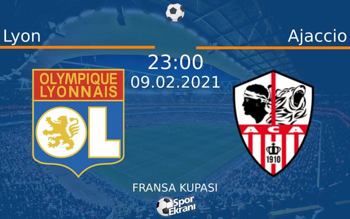 09 Şubat 2021 Lyon vs Ajaccio maçı Hangi Kanalda Saat Kaçta Yayınlanacak? 09 Şubat 2021 Lyon vs Ajaccio maçı Hangi Kanalda Saat Kaçta Yayınlanacak?