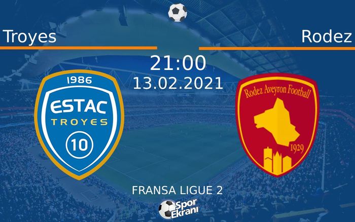 13 Şubat 2021 Troyes vs Rodez maçı Hangi Kanalda Saat Kaçta Yayınlanacak? 13 Şubat 2021 Troyes vs Rodez maçı Hangi Kanalda Saat Kaçta Yayınlanacak?