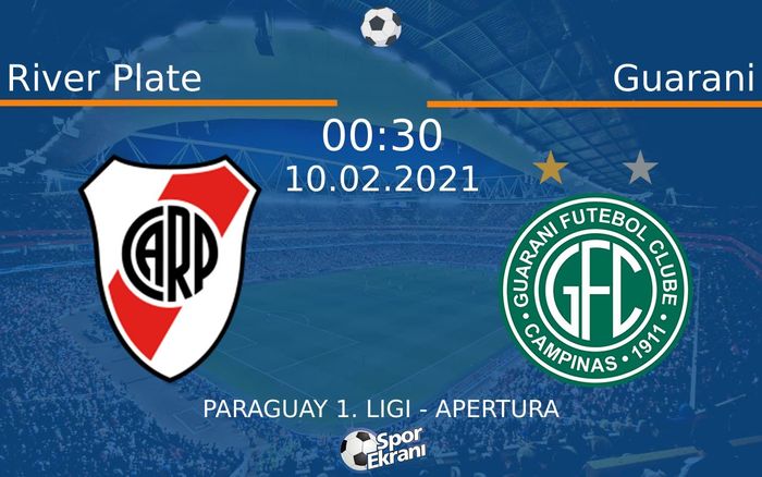 10 Şubat 2021 River Plate vs Guarani maçı Hangi Kanalda Saat Kaçta Yayınlanacak? 10 Şubat 2021 River Plate vs Guarani maçı Hangi Kanalda Saat Kaçta Yayınlanacak?