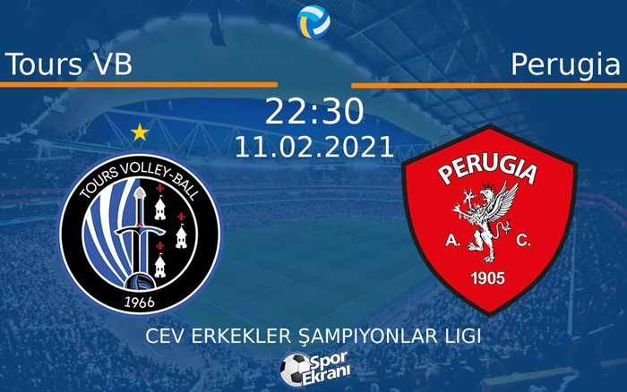 11 Şubat 2021 Tours VB vs Perugia maçı Hangi Kanalda Saat Kaçta Yayınlanacak? 11 Şubat 2021 Tours VB vs Perugia maçı Hangi Kanalda Saat Kaçta Yayınlanacak?