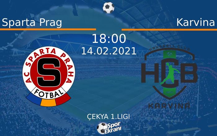 14 Şubat 2021 Sparta Prag vs Karvina maçı Hangi Kanalda Saat Kaçta Yayınlanacak? 14 Şubat 2021 Sparta Prag vs Karvina maçı Hangi Kanalda Saat Kaçta Yayınlanacak?