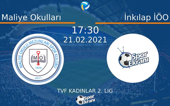 21 Şubat 2021 Maliye Okulları vs İnkılap İÖO maçı Hangi Kanalda Saat Kaçta Yayınlanacak? 21 Şubat 2021 Maliye Okulları vs İnkılap İÖO maçı Hangi Kanalda Saat Kaçta Yayınlanacak?