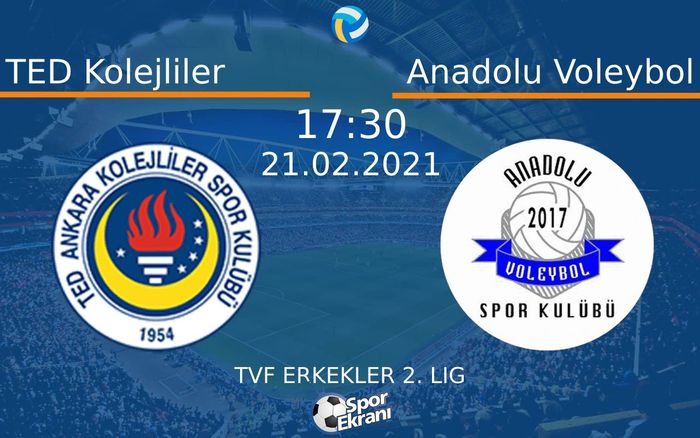 21 Şubat 2021 TED Kolejliler vs Anadolu Voleybol maçı Hangi Kanalda Saat Kaçta Yayınlanacak? 21 Şubat 2021 TED Kolejliler vs Anadolu Voleybol maçı Hangi Kanalda Saat Kaçta Yayınlanacak?