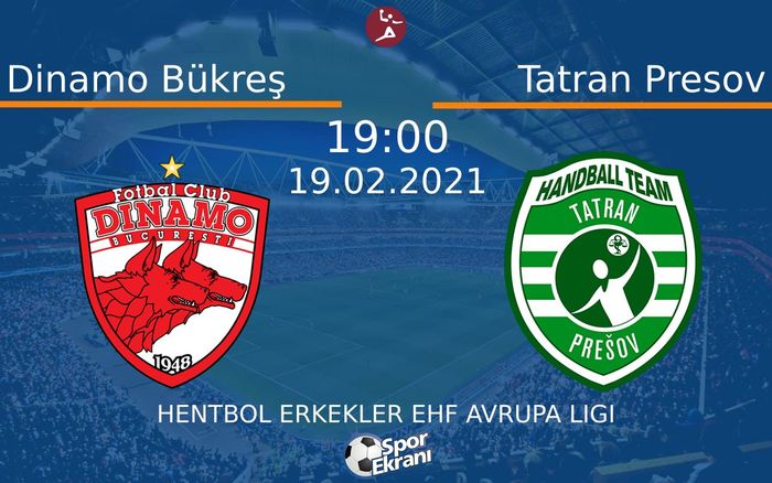 19 Şubat 2021 Dinamo Bükreş vs Tatran Presov maçı Hangi Kanalda Saat Kaçta Yayınlanacak? 19 Şubat 2021 Dinamo Bükreş vs Tatran Presov maçı Hangi Kanalda Saat Kaçta Yayınlanacak?