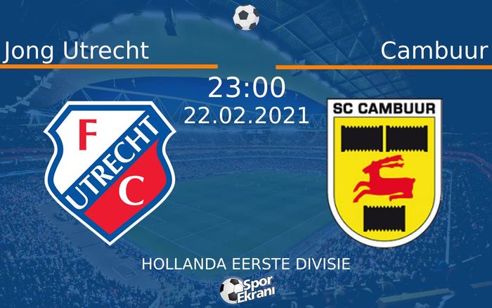 22 Şubat 2021 Jong Utrecht vs Cambuur maçı Hangi Kanalda Saat Kaçta Yayınlanacak? 22 Şubat 2021 Jong Utrecht vs Cambuur maçı Hangi Kanalda Saat Kaçta Yayınlanacak?