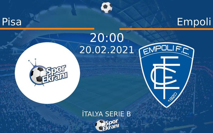 20 Şubat 2021 Pisa vs Empoli maçı Hangi Kanalda Saat Kaçta Yayınlanacak? 20 Şubat 2021 Pisa vs Empoli maçı Hangi Kanalda Saat Kaçta Yayınlanacak?