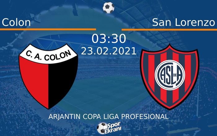 23 Şubat 2021 Colon vs San Lorenzo maçı Hangi Kanalda Saat Kaçta Yayınlanacak? 23 Şubat 2021 Colon vs San Lorenzo maçı Hangi Kanalda Saat Kaçta Yayınlanacak?