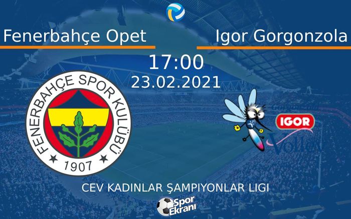 23 Şubat 2021 Fenerbahçe Opet vs Igor Gorgonzola maçı Hangi Kanalda Saat Kaçta Yayınlanacak? 23 Şubat 2021 Fenerbahçe Opet vs Igor Gorgonzola maçı Hangi Kanalda Saat Kaçta Yayınlanacak?