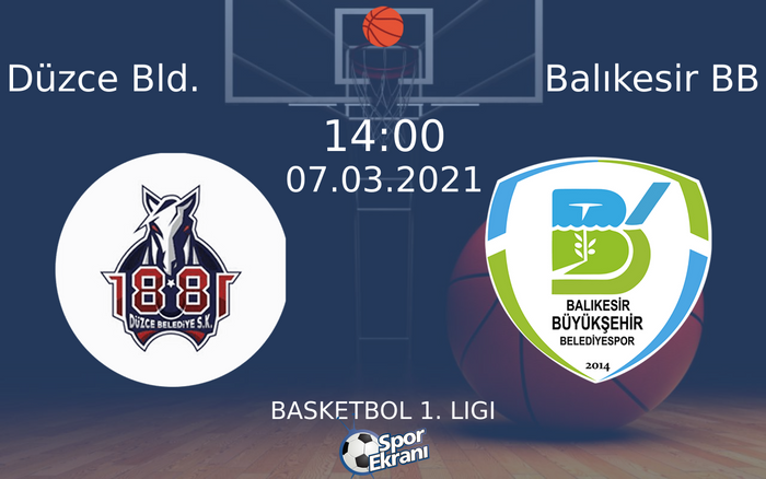 07 Mart 2021 Düzce Bld. vs Balıkesir BB maçı Hangi Kanalda Saat Kaçta Yayınlanacak? 07 Mart 2021 Düzce Bld. vs Balıkesir BB maçı Hangi Kanalda Saat Kaçta Yayınlanacak?
