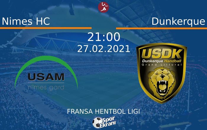 27 Şubat 2021 Nimes HC vs Dunkerque maçı Hangi Kanalda Saat Kaçta Yayınlanacak? 27 Şubat 2021 Nimes HC vs Dunkerque maçı Hangi Kanalda Saat Kaçta Yayınlanacak?