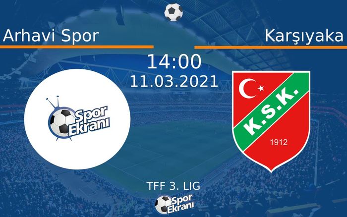 11 Mart 2021 Arhavi Spor vs Karşıyaka maçı Hangi Kanalda Saat Kaçta Yayınlanacak? 11 Mart 2021 Arhavi Spor vs Karşıyaka maçı Hangi Kanalda Saat Kaçta Yayınlanacak?