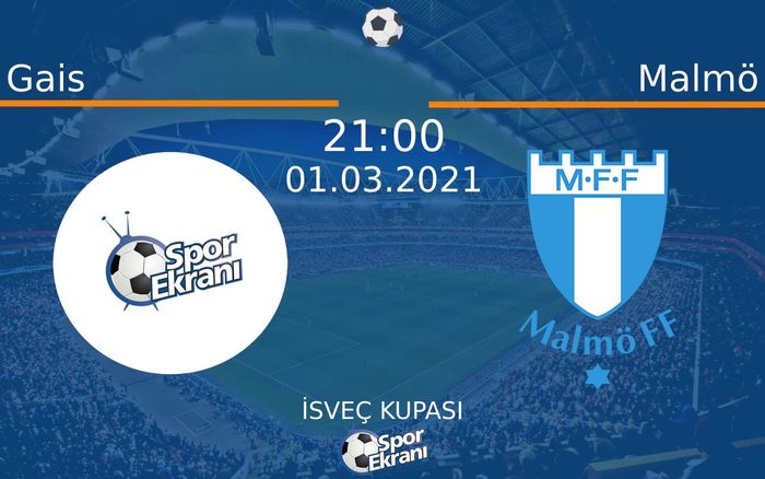 01 Mart 2021 Gais vs Malmö maçı Hangi Kanalda Saat Kaçta Yayınlanacak? 01 Mart 2021 Gais vs Malmö maçı Hangi Kanalda Saat Kaçta Yayınlanacak?