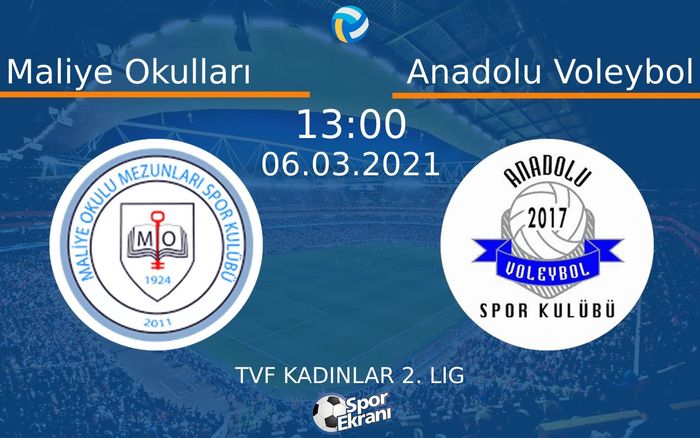 06 Mart 2021 Maliye Okulları vs Anadolu Voleybol maçı Hangi Kanalda Saat Kaçta Yayınlanacak? 06 Mart 2021 Maliye Okulları vs Anadolu Voleybol maçı Hangi Kanalda Saat Kaçta Yayınlanacak?