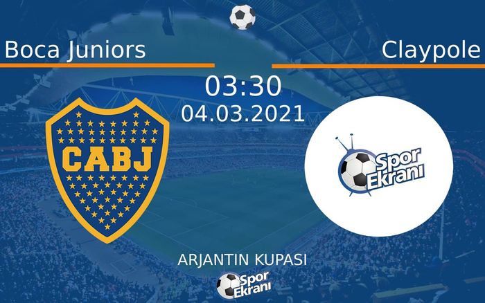 04 Mart 2021 Boca Juniors vs Claypole maçı Hangi Kanalda Saat Kaçta Yayınlanacak? 04 Mart 2021 Boca Juniors vs Claypole maçı Hangi Kanalda Saat Kaçta Yayınlanacak?