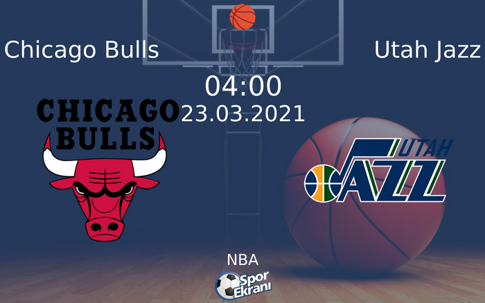 23 Mart 2021 Chicago Bulls vs Utah Jazz maçı Hangi Kanalda Saat Kaçta Yayınlanacak? 23 Mart 2021 Chicago Bulls vs Utah Jazz maçı Hangi Kanalda Saat Kaçta Yayınlanacak?