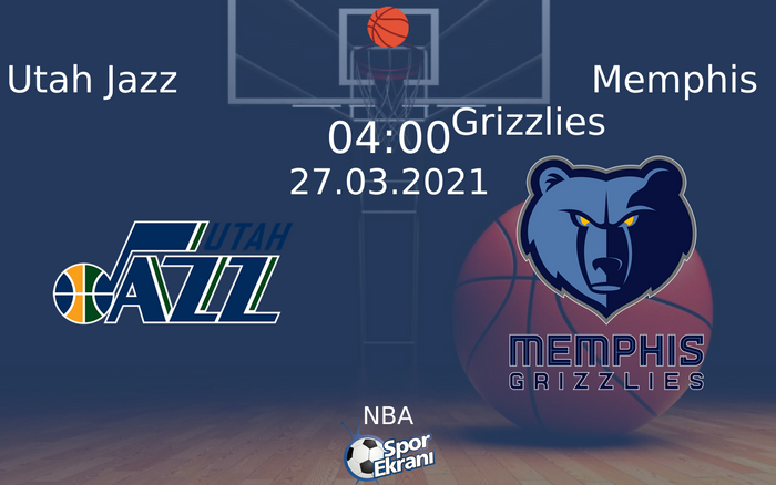27 Mart 2021 Utah Jazz vs Memphis Grizzlies maçı Hangi Kanalda Saat Kaçta Yayınlanacak? 27 Mart 2021 Utah Jazz vs Memphis Grizzlies maçı Hangi Kanalda Saat Kaçta Yayınlanacak?