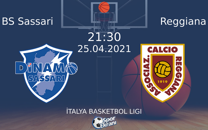 25 Nisan 2021 BS Sassari vs Reggiana maçı Hangi Kanalda Saat Kaçta Yayınlanacak? 25 Nisan 2021 BS Sassari vs Reggiana maçı Hangi Kanalda Saat Kaçta Yayınlanacak?
