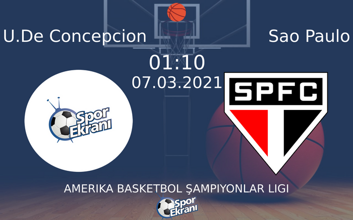 07 Mart 2021 U.De Concepcion vs Sao Paulo maçı Hangi Kanalda Saat Kaçta Yayınlanacak? 07 Mart 2021 U.De Concepcion vs Sao Paulo maçı Hangi Kanalda Saat Kaçta Yayınlanacak?