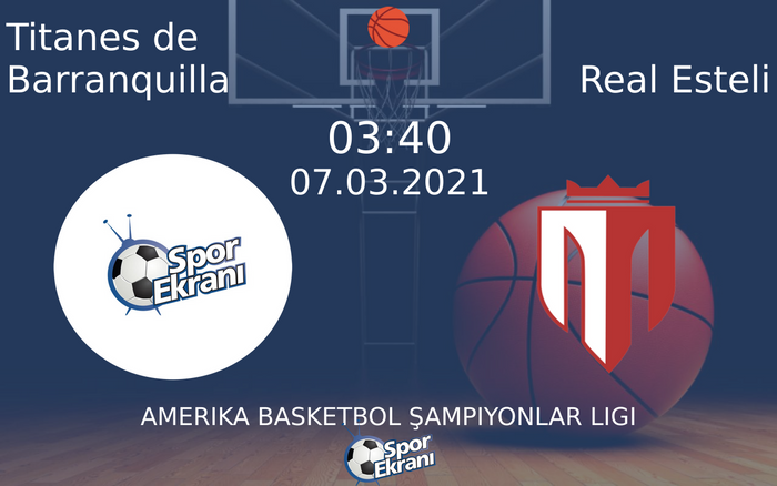 07 Mart 2021 Titanes de Barranquilla vs Real Esteli maçı Hangi Kanalda Saat Kaçta Yayınlanacak? 07 Mart 2021 Titanes de Barranquilla vs Real Esteli maçı Hangi Kanalda Saat Kaçta Yayınlanacak?