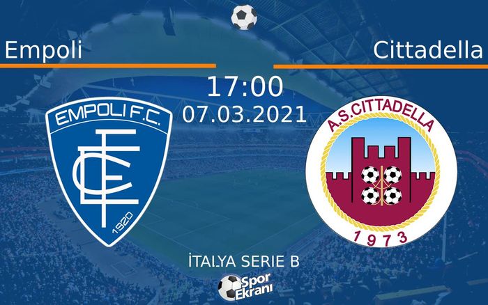 07 Mart 2021 Empoli vs Cittadella maçı Hangi Kanalda Saat Kaçta Yayınlanacak? 07 Mart 2021 Empoli vs Cittadella maçı Hangi Kanalda Saat Kaçta Yayınlanacak?