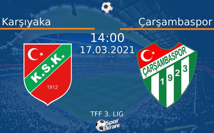 17 Mart 2021 Karşıyaka vs Çarşambaspor maçı Hangi Kanalda Saat Kaçta Yayınlanacak? 17 Mart 2021 Karşıyaka vs Çarşambaspor maçı Hangi Kanalda Saat Kaçta Yayınlanacak?