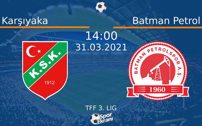 31 Mart 2021 Karşıyaka vs Batman Petrol maçı Hangi Kanalda Saat Kaçta Yayınlanacak? 31 Mart 2021 Karşıyaka vs Batman Petrol maçı Hangi Kanalda Saat Kaçta Yayınlanacak?