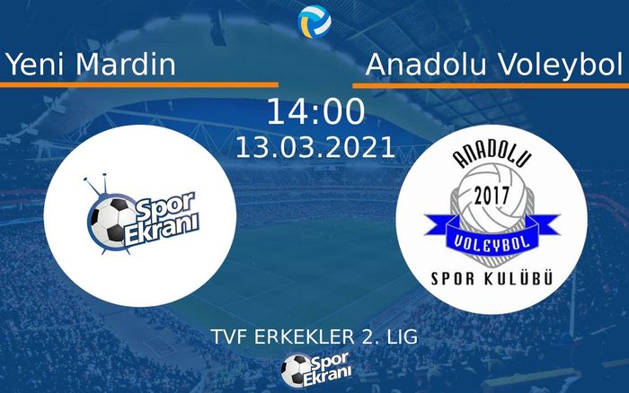 13 Mart 2021 Yeni Mardin vs Anadolu Voleybol maçı Hangi Kanalda Saat Kaçta Yayınlanacak?