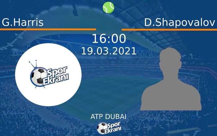 19 Mart 2021 G.Harris vs D.Shapovalov maçı Hangi Kanalda Saat Kaçta Yayınlanacak?