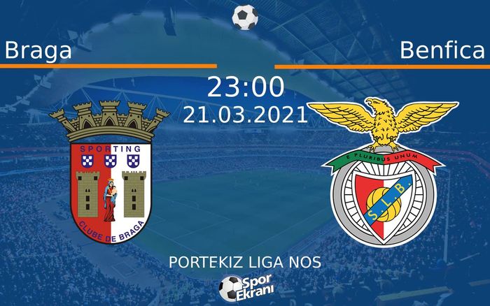 21 Mart 2021 Braga vs Benfica maçı Hangi Kanalda Saat Kaçta Yayınlanacak?