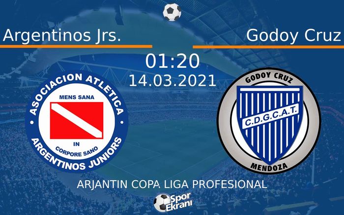 14 Mart 2021 Argentinos Jrs. vs Godoy Cruz maçı Hangi Kanalda Saat Kaçta Yayınlanacak?